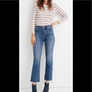 Madewell Cali Demi-Boot Jeans in Fleetwood Wash
